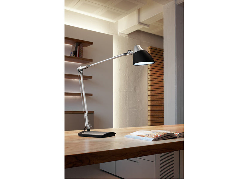 MAUL 8200290 bordlampe 7 W Sort, Sølv
