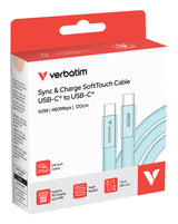Verbatim 30273 USB-kabel USB 2.0 1,2 m USB C 0,48 Gbit/sek. 60 W Blå
