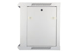 Extralink Cabinet rack EX.8574 400mm 600mm 450 mm hanging Openable 19'' 9U Vægmonteret stativ Grå