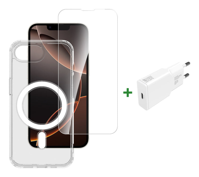4smarts 541359 mobiltelefon startkit Transparent, Hvid