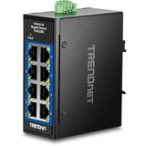 Trendnet TI-GLC80 netværksswitch Ikke administreret Gigabit Ethernet (10/100/1000) Sort