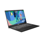 MSI Modern 14 C7M-427XFR AMD Ryzen™ 7 7730U Laptop 35,6 cm (14") Fuld HD 16 GB DDR4-SDRAM 512 GB SSD Wi-Fi 6E (802.11ax) FreeDOS Sort