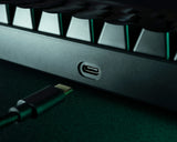 Deltaco Gaming GAM-100-DE tastatur Spil USB + RF Wireless + Bluetooth QWERTZ Tysk Sort