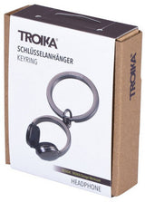 TROIKA KR17-07/GM nøglering og kasse Grå