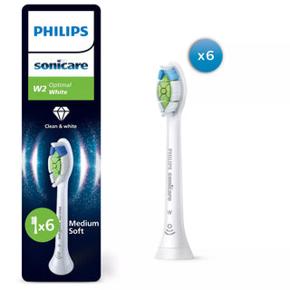 Philips Optimal White HX6066/87 Pakke med 6 børstehoveder