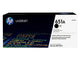 HP Original 651A LaserJet-tonerpatron, sort