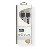 Nedis CVBW34000AT10 HDMI-kabel 1 m HDMI Type A (Standard) Anthracit