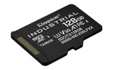 Kingston Technology 128GB microSDXC Industrial C10 A1 pSLC kort + SD-adapter