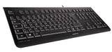 CHERRY KC 1000 tastatur Hjem USB Schweizisk Sort