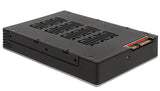 DeLOCK 47224 drevkabinet Sort 2.5"