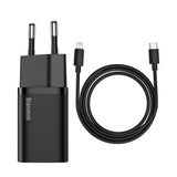 Baseus TZCCSUP-B01 oplader til mobil enhed Universel Sort Vekselstrøm Hurtig opladning Indendørs