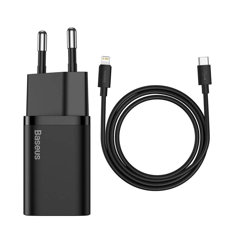 Baseus TZCCSUP-B01 oplader til mobil enhed Universel Sort Vekselstrøm Hurtig opladning Indendørs