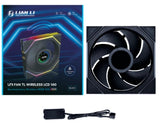 Lian Li Uni Fan TL140 LCD Wireless Computerkabinet Ventilator 14 cm Sort 1 stk