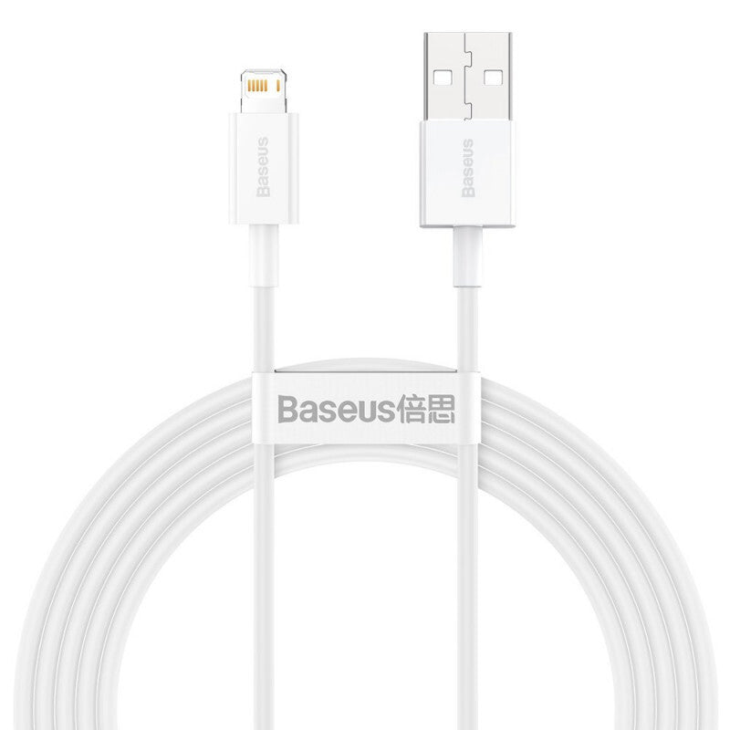 Baseus CALYS-C02 Lightning kabel 2 m Hvid