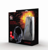 Gembird GHS-05-B hovedtelefoner/headset Ledningsført Spil Sort, Blå