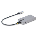 StarTech.com 5G3AGBB-USB-A-HUB dockingstation Ledningsført USB 3.2 Gen 1 (3.1 Gen 1) Type-A Grå
