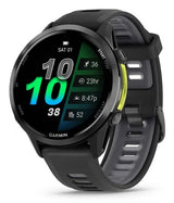 Garmin Forerunner 970 3,56 cm (1.4") AMOLED Digital 454 x 454 pixel Berøringsskærm Sort, Gul Wi-Fi GPS (satellit)