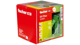 Fischer 567812 skrueanker og vægudtag 20 stk Udvidelsesanker 60 mm