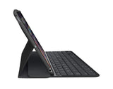 Logitech Slim Folio AZERTY Fransk Bluetooth Kulfiber, Sort