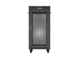 Lanberg FF01-6824-23BL stativ 24U Fritstående reol Sort