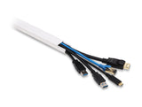 DeLOCK 22086 kabelorganisator Universel Kabelkanal Hvid 2 stk