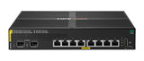 HPE Aruba Networking CX 6000 8p 10M/100M/1G Class4 PoE 2p SFP 1G 67W Switch Administreret L2 Gigabit Ethernet (10/100/1000) Strøm over Ethernet (PoE) 1U Sort