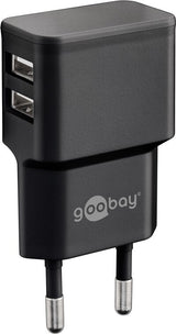 Goobay 44986 oplader til mobil enhed Universel Sort Vekselstrøm Indendørs