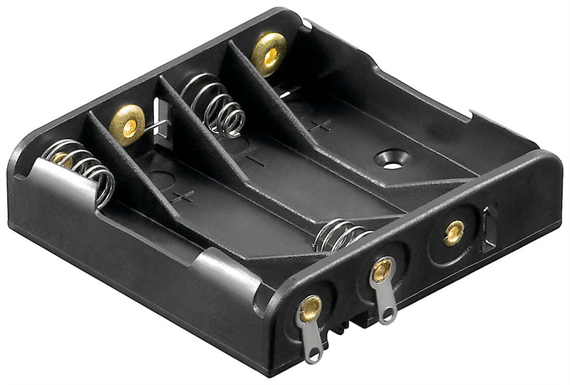 Goobay 11989 batteriholder og tryklås 4 AAA