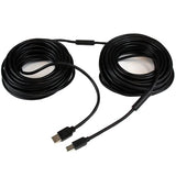 StarTech.com USB2HAB65AC USB-kabel USB 2.0 20 m USB A USB B 0,48 Gbit/sek. Sort