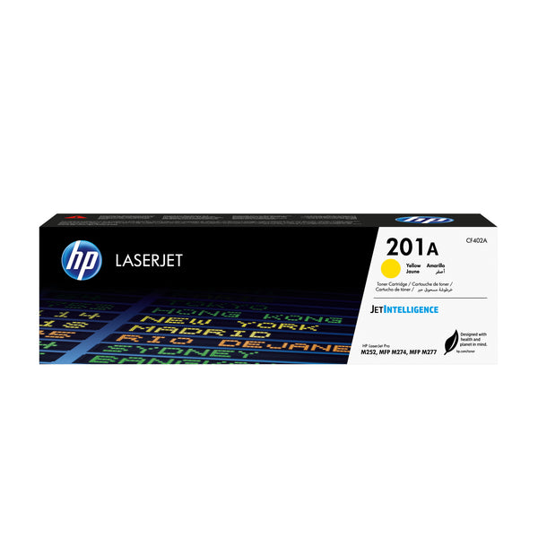 HP Original 201A LaserJet-tonerpatron, gul