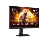 AOC G4 Q27G4XF computerskærm 68,6 cm (27") 2560 x 1440 pixel Quad HD LED Sort, Grå