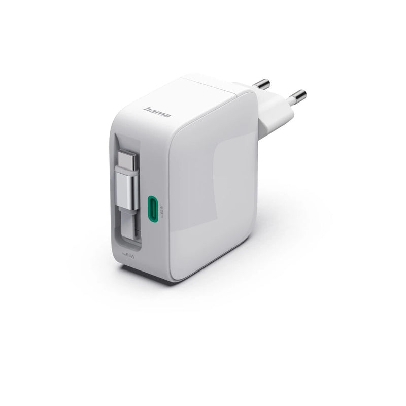 Hama 00201957 oplader til mobil enhed Universel Hvid Vekselstrøm Hurtig opladning Indendørs