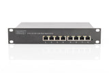 Digitus DN-80114-1 netværksswitch Ikke administreret Gigabit Ethernet (10/100/1000) 1U Grå