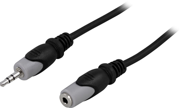 Deltaco Audio cable 3.5mm ma - fe, 3m