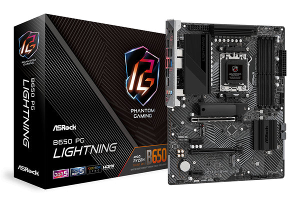 Asrock B650 PG Lightning AMD B650 Sokkel AM5 ATX