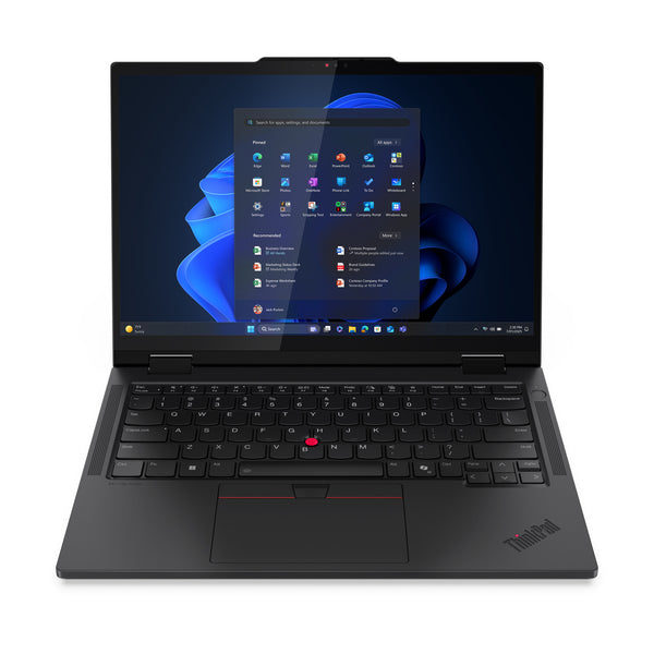 Lenovo ThinkPad T14s 2-in-1 Gen 1 Intel Core Ultra 5 225U Hybrid (2-i-1) 35,6 cm (14") Berøringsskærm WUXGA 16 GB LPDDR5x-SDRAM 512 GB SSD Wi-Fi 6E (802.11ax) Windows 11 Pro Tysk Sort