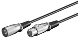 Goobay 50705 lydkabel 2 m XLR (3-pin) Sort, Metallic