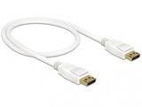 DeLOCK 85507 DisplayPort kabel 0,5 m Hvid