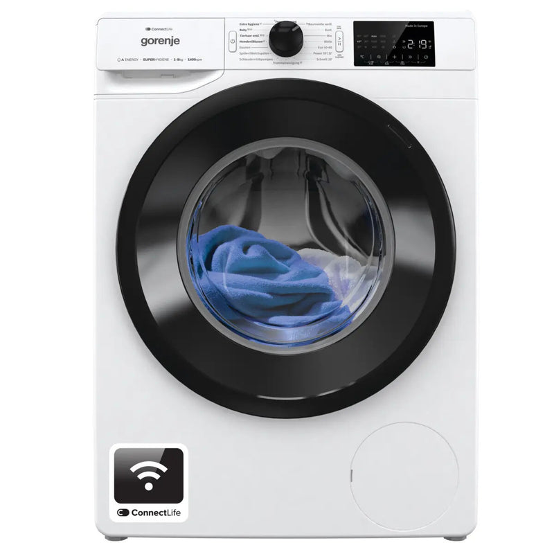 Gorenje WPNEI84A1TS vaskemaskine Front-læsning 8 kg 1400 rpm Hvid