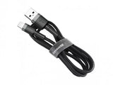 Baseus CALKLF-RG1 Lightning kabel 3 m Grå, Sort