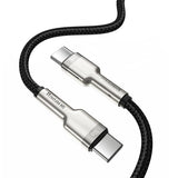 Baseus CATJK-C01 kabel til mobiltelefon Sort 1 m USB C