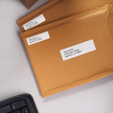 DYMO Ægte LabelWriter Returadresseetiketter | 25 mm x 54 mm | Selvklæbende | Rulle med 500 let-aftagelige etiketter | til LabelWriter etiketmaskiner | Fremstillet i Europa