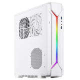 Silverstone RVZ03-ARGB Desktop Hvid