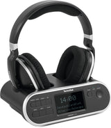 TechniSat StereoMan 2 DAB+ Headset Kabel & trådløs Musik Sort