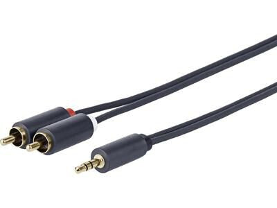 Vivolink PROMJRCA5 lydkabel 5 m 3.5mm 2 x RCA Sort