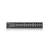 Zyxel GS1100-24E Ikke administreret Gigabit Ethernet (10/100/1000) Sort