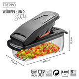 GEFU 89471 skæremaskine Vejledning Sort, Transparent Plast, Rustfrit stål