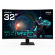 GIGABYTE GS32QCA computerskærm 80 cm (31.5") 2560 x 1440 pixel Quad HD LED Sort