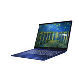 MSI Prestige 14 Flip AI+ Starry Night Over the Rhone-261FRY Copilot+ PC Intel Core Ultra X9 378H Hybrid (2-i-1) 35,6 cm (14") Berøringsskærm Full HD+ 32 GB LPDDR5x-SDRAM 1 TB SSD Wi-Fi 7 (802.11be) Windows 11 Home Sort, Blå