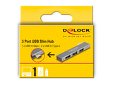 DeLOCK 64274 dockingstation Docking USB 3.2 Gen 2 (3.1 Gen 2) Type-C Grå